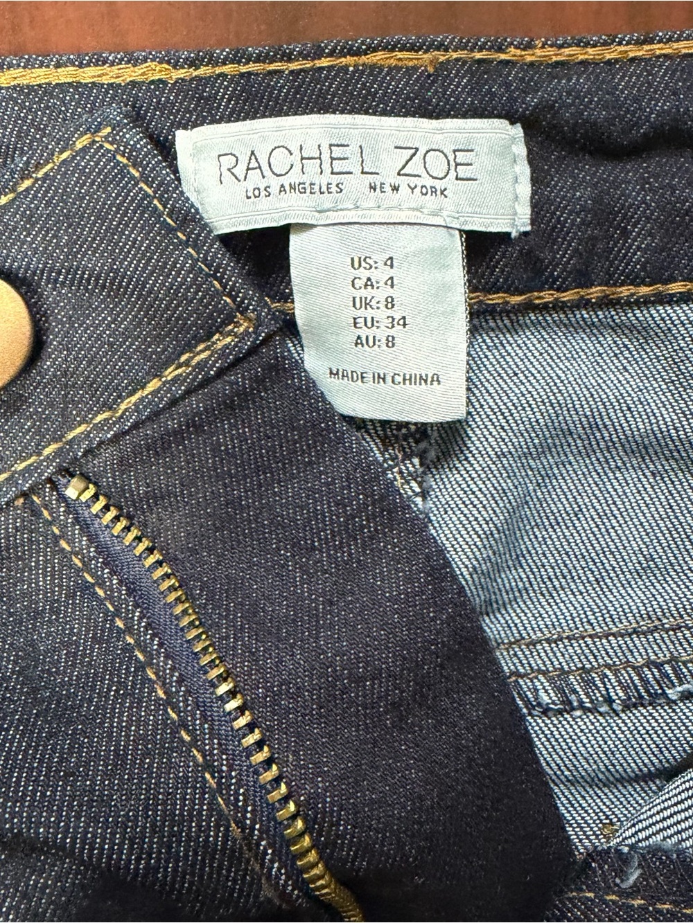 Rachel Zoe Asymmetrical Denim Maxi Skirt in Medium Blue - Picture 5 of 5